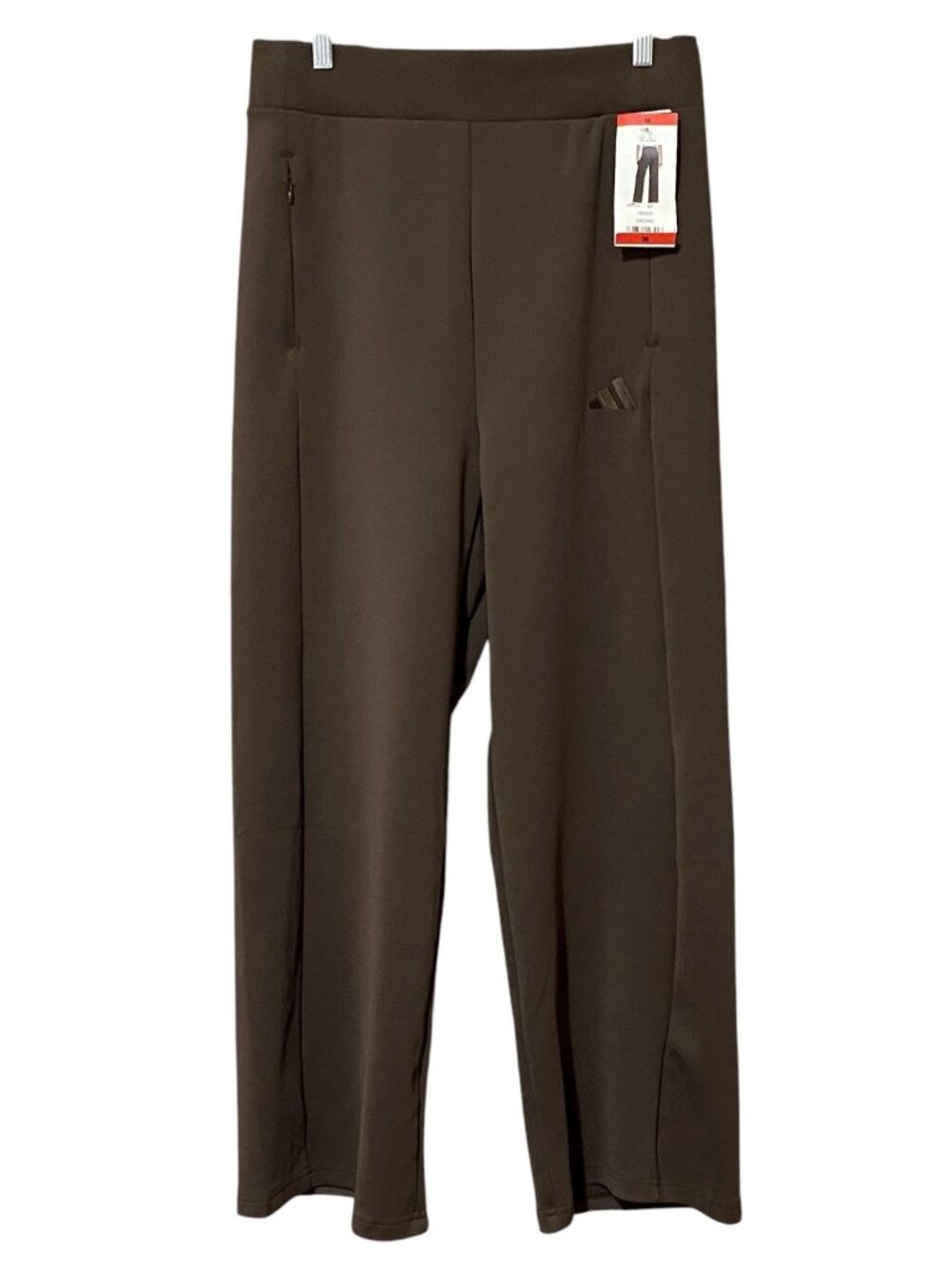 adidas Originals Wide Leg Cropped Pants Women’s Medium Brown NWT